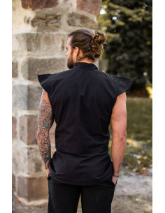 Klassiek renaissance vest model Charles, kleur zwart 2