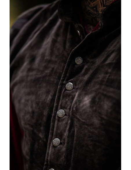 Renæssancevest model Pierre, brun farve