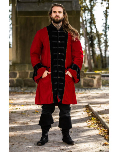Chaqueta pirata Roja-Negra