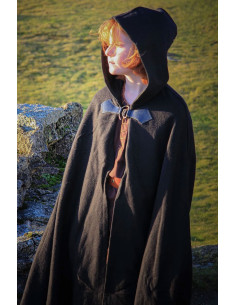 Lange kindercape met metalen gesp 2