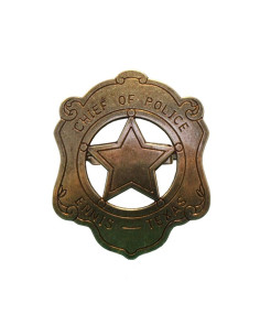 Hoofdbadge van politie