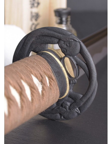 Katana der drei Hanwei-Affen (106,7 cm.)