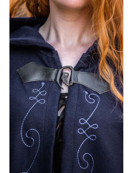 Capa medieval de Cabo azul con...