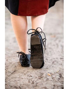 Lave romerske sandaler i nubuck læder 2