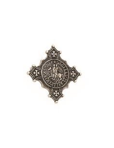 Broche sello Caballeros Templarios (4,8 cm.)