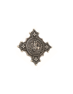 Siegelbrosche des Tempelritters (4,8 cm)