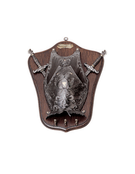 Panoplia medieval, tipo llavero, con...