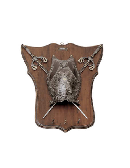 Panoplia medieval, tipo llavero, con...