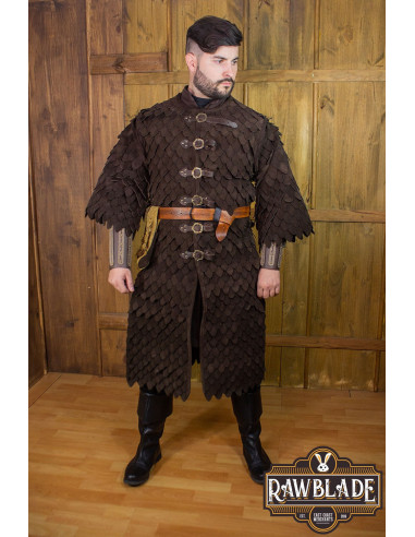 Oria Scale Armor med ærmer - Brun