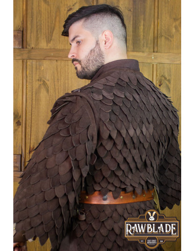 Oria Scale Armor med ærmer - Brun