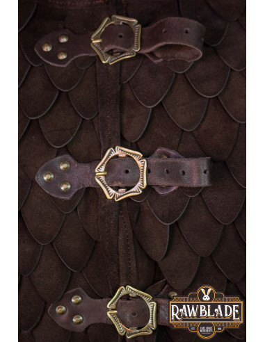 Oria Scale Armor med ærmer - Brun