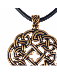 Ciorcal Keltische amulet hanger in brons 2