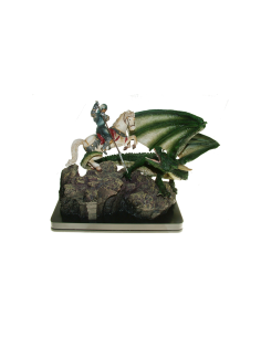 Figura San Jorge y el Dragón (25x17x25 cm.)