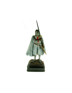 Miniature tempelridder med sværd (25 cm.)