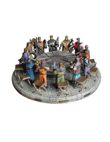 Caballeros medievales de la mesa redonda (47x47 cms.)