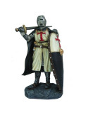 Miniatura de caballero templario espada y escudo (12 cm.)