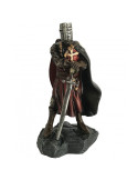 Caballero Hospitalario en miniatura túnica roja con espada (12 cm.)