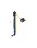 Mittelalterlicher Streitkolben 1 Kopf, blaue Farbe (46 cm.)