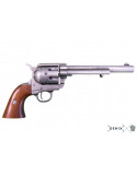 Geblauwde USA Peacemaker revolver, lange loop, jaar 1873