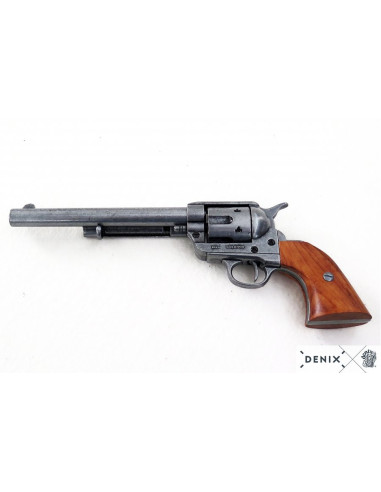 Revólver Peacemaker USA pavonado, cañón largo, año 1873