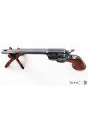 Revólver Peacemaker USA pavonado, cañón largo, año 1873