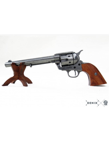 Revólver Peacemaker USA pavonado, cañón largo, año 1873