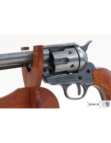 Revólver Peacemaker USA pavonado, cañón largo, año 1873