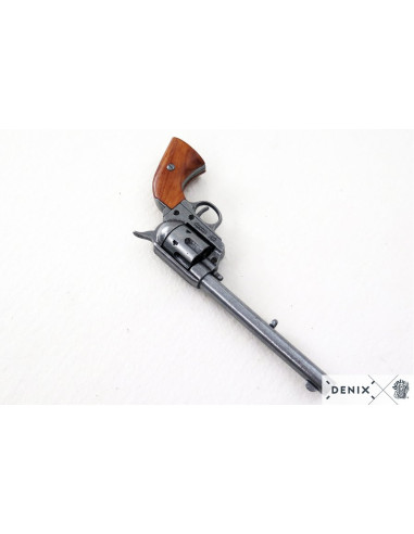 Revólver Peacemaker USA pavonado, cañón largo, año 1873