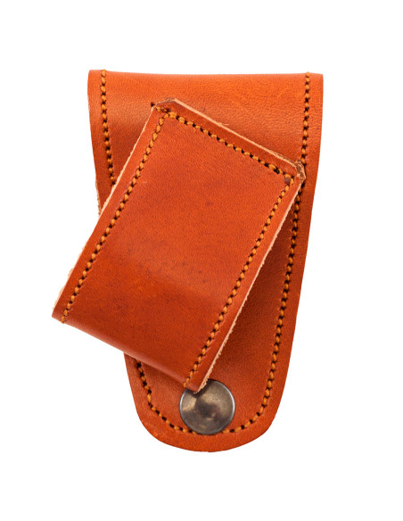 Tahalí voor zwaard in lichtbruin leer