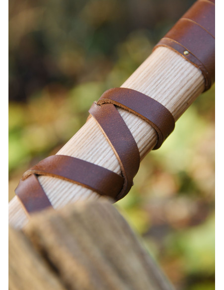 Norsk støbt ståløkse med graveringer...