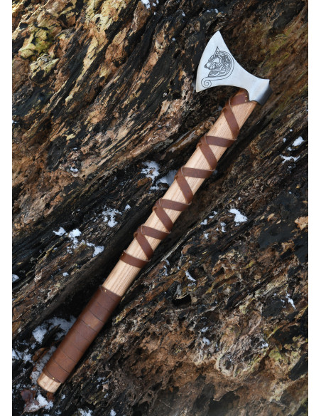 Hacha Noruega acero fundido con...