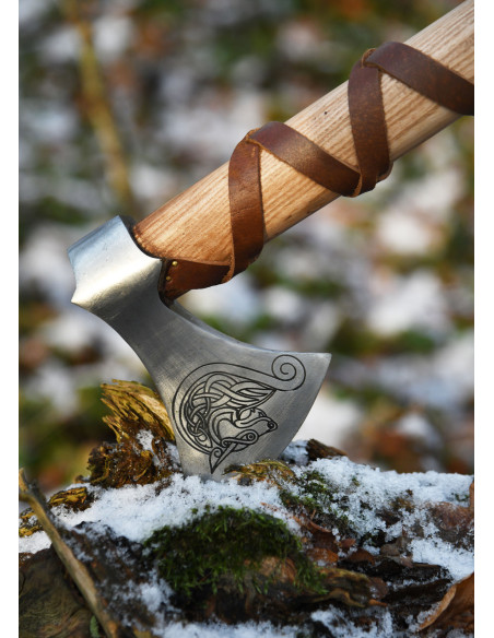 Hacha Noruega acero fundido con...