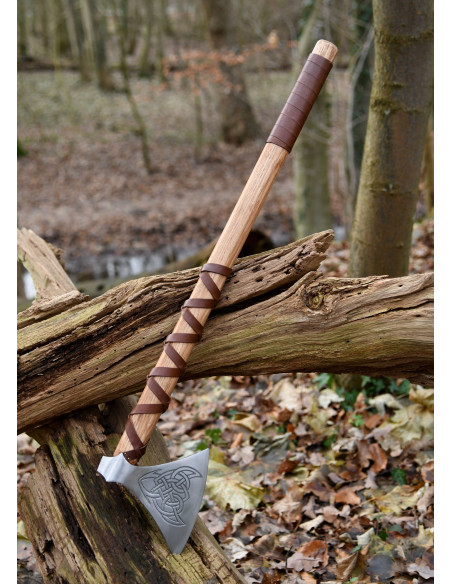 Hacha Noruega acero fundido con...