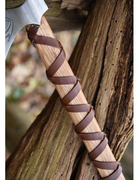 Norwegische Stahlgussaxt mit Gravuren...