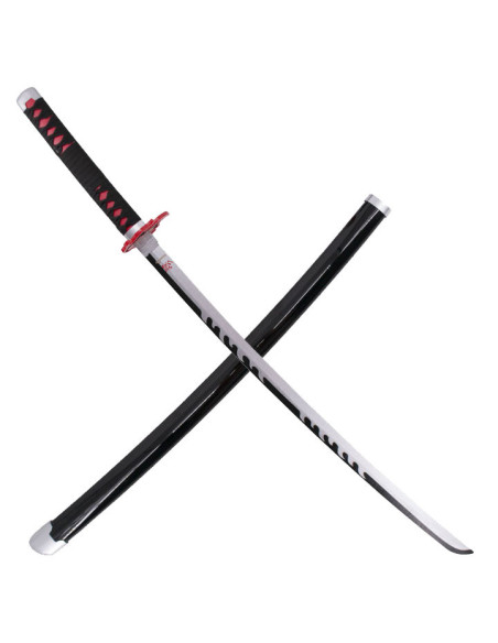 Katana en bambú Kamado Tanjirou Demon... Katana en bambú Kamado Tanjirou Demon...
