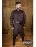 Túnica Medieval Radovan - marrón