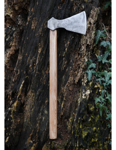 Hacha vikinga con acero forjado a mano, tipo F 2