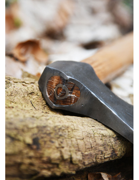 Wikingeraxt mit handgeschmiedetem...