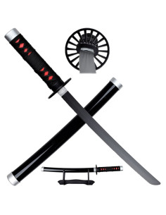Miniature Katana af Tanjiro Kamado fra Kimetsu No Yaiba...