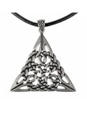 Keltische knoop driehoek amulet hanger