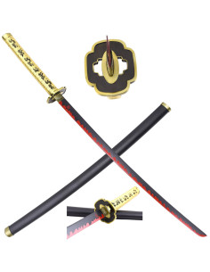 Katana decorativa de Yoriichi Tsugikuni Kimetsu No Yaiba (103 cm.)