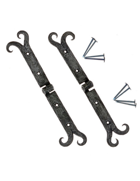 Stel 2 middeleeuwse scharnieren met...