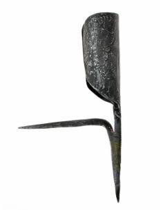 Middeleeuwse smeedijzeren kandelaar, 1 kaars 2