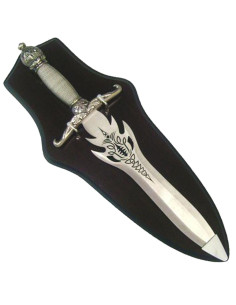 Dekorativ dolk med støtte Death Spiral (39 cm.)