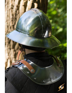 Verstelbare middeleeuwse krijgersgorget 2
