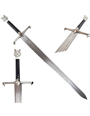 Jon Snow Long Claw Sword, Damascus-effect (107 cm.)