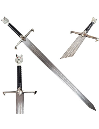 Jon Snow Long Claw Sword, Damaskus-Effekt (107 cm.)