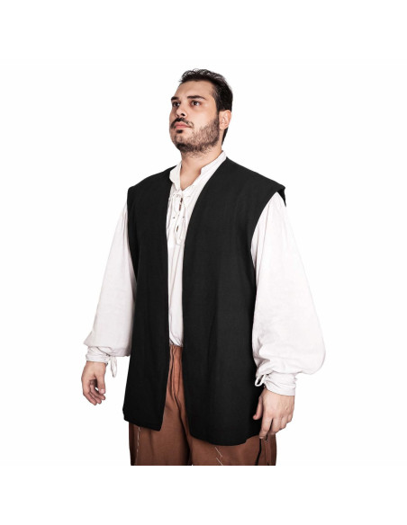 Sea Hunters Pirate Vest - Sort