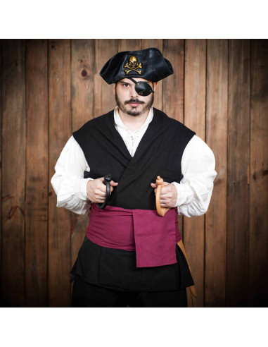 Piratenweste von Sea Hunters - Schwarz