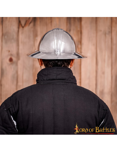 Casco medieval Kettle inglés de Infantería